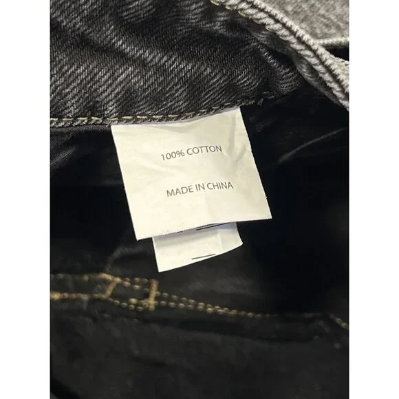 Dissh Wide Leg Jeans in Washed Black